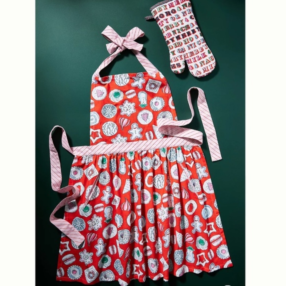Anthropologie-George & Viv Holiday Cookie Apron